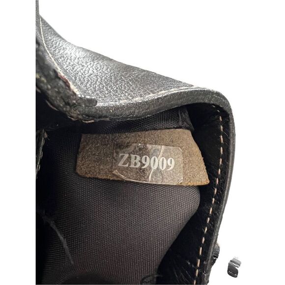 FOSSIL Black Leather Shoulder Purse Handbag - Picture 10 of 13